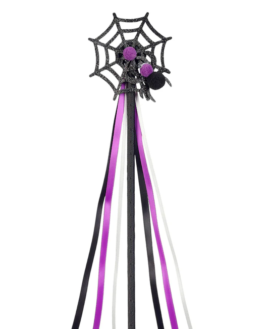 Nonja Wand w/ black spider-Costume Accessory for Kids -Carnival & Festive Use
