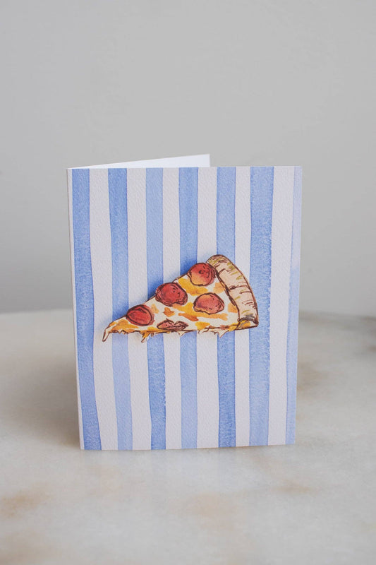 NYC Pizza & Stripes Card