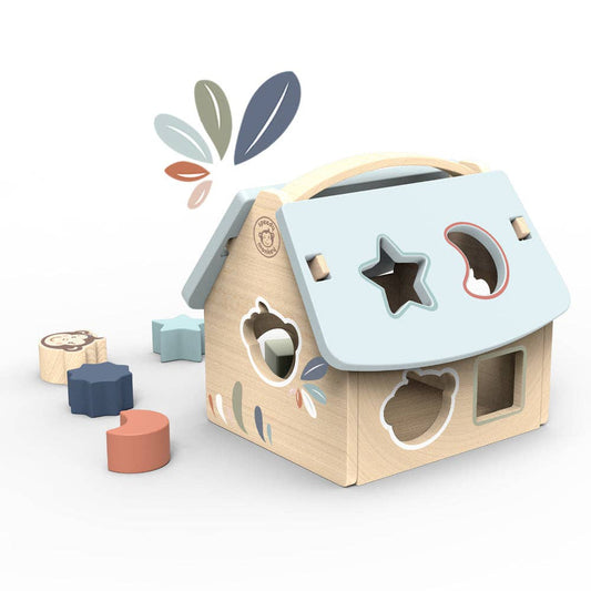 Wooden House Shape Sorter | Toddler Sorting & Learning Toy