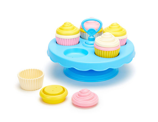 Toddler Pretend Play Cupcake Set | Green Toys Eco-Friendly Baking Toy