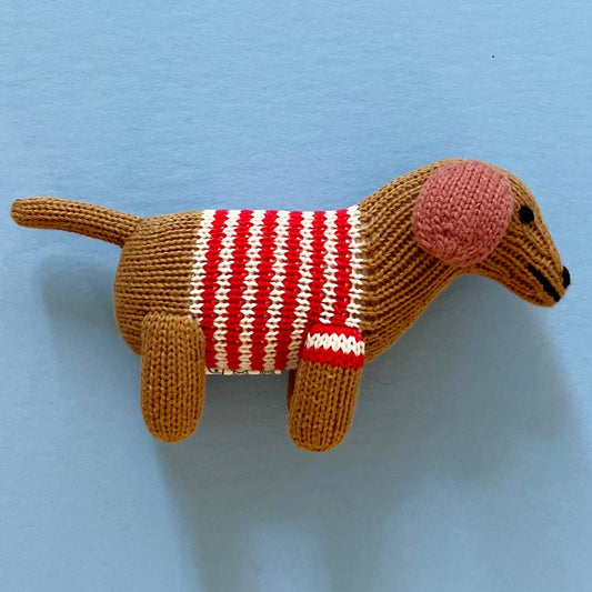 Dog Rattle for Babies (Handmade)