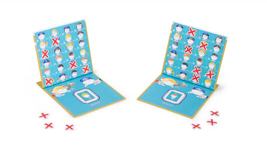 Box with 10 “Guess Who?” Magnetic Board Games - Recreational Toy - Moulin Roty