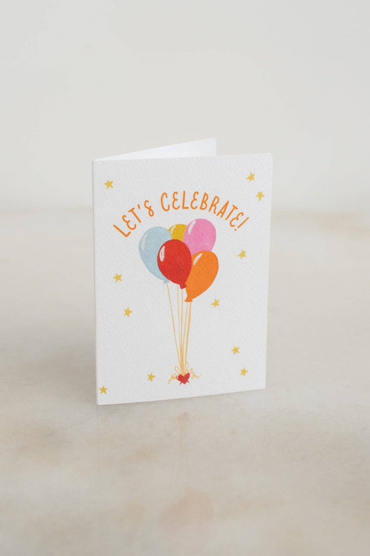 Mini Celebration Balloons Card