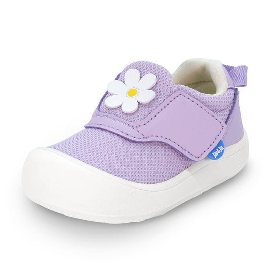 Purple Daisy Mini-Flyer Toddler Sneaker
