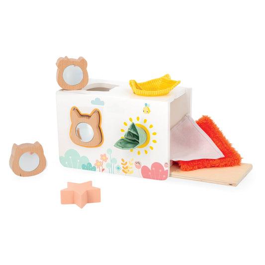 Pure Fabrics Shape Sorter Box | Wooden Sensory & Fine Motor Toy (12M+)