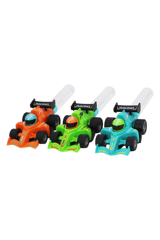 Wind-Up Racing Car 3 Hole Bubble Stick Wand