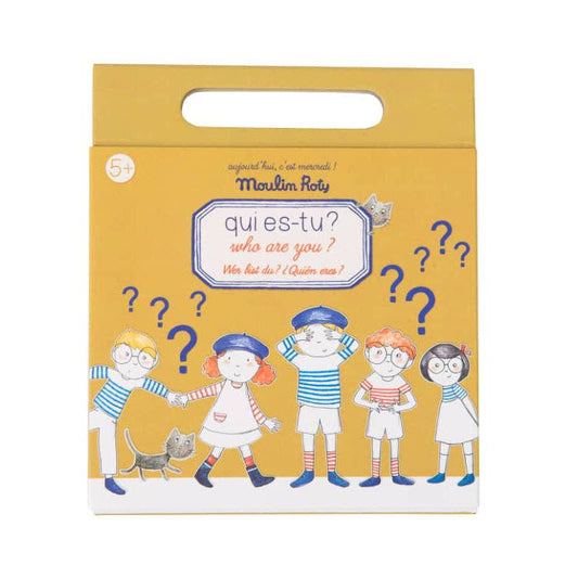 Box with 10 “Guess Who?” Magnetic Board Games - Recreational Toy - Moulin Roty