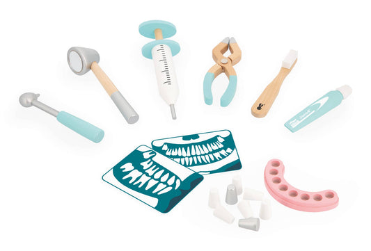 Pretend Play Occupational Toy | Dentist Set | 9 Accessories