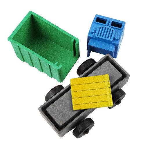 Recycling Truck Puzzle | Eco-Friendly STEM Toy with Flash Cards