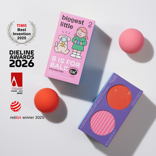 B is for ball® x Sundae Kids | Car-Themed Baby Gift Set