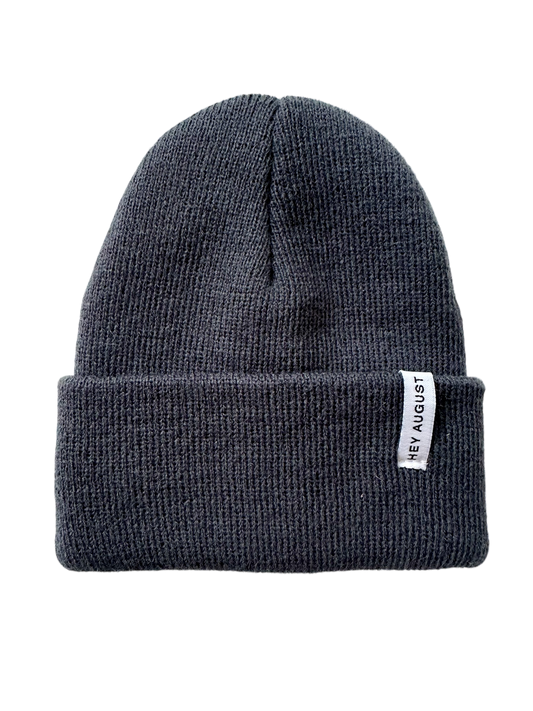 Knit cuff beanie in Navy