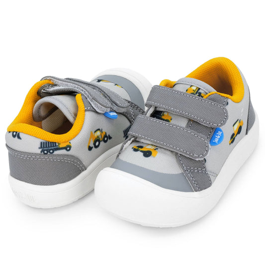 Grey Construction Mini Canvas Toddler Sneaker