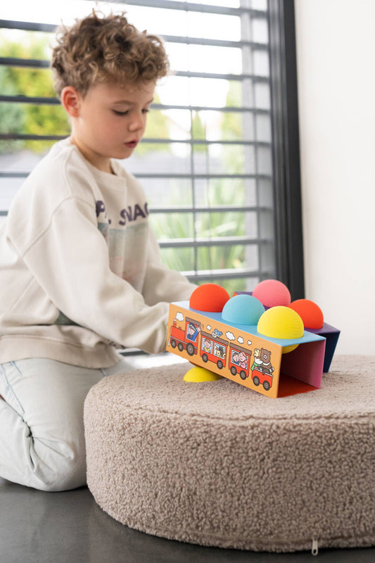 B is for ball® x Sundae Kids | Train-Themed Baby Gift Set