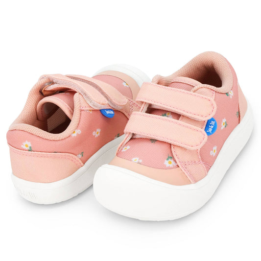 Apricot Flower Mini Canvas Toddler Sneaker