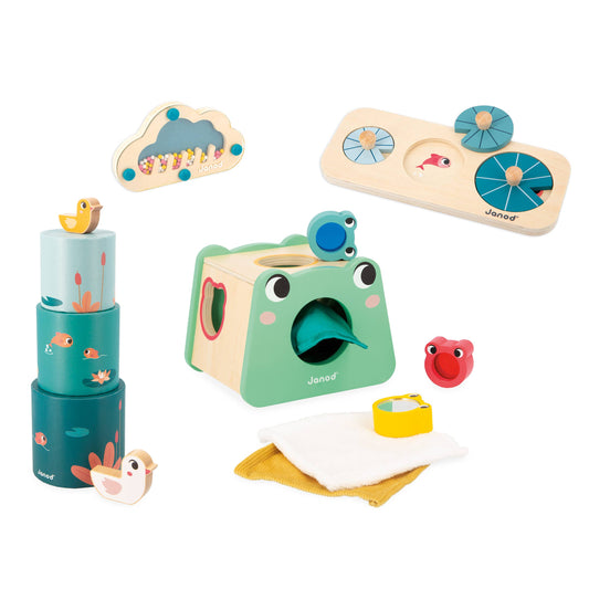 12 MONTH Developmental Toy Box | Early Learning Wooden Toys for Babies