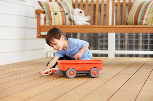 Toddler Pull Wagon Toy | Green Toys Eco-Friendly Wagon