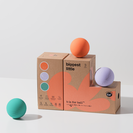 3-Ball Baby Gift Set | Montessori Box | TIME BEST INVENTION