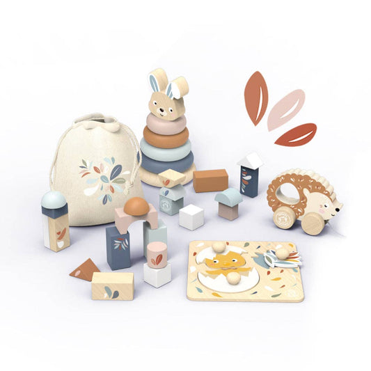 My First Toy Box | Wooden Baby Toy Set