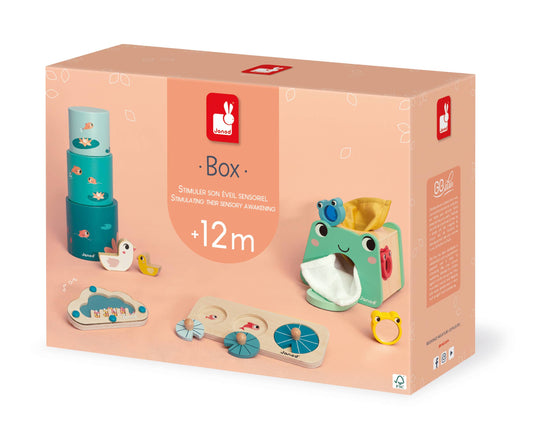 12 MONTH Developmental Toy Box | Early Learning Wooden Toys for Babies