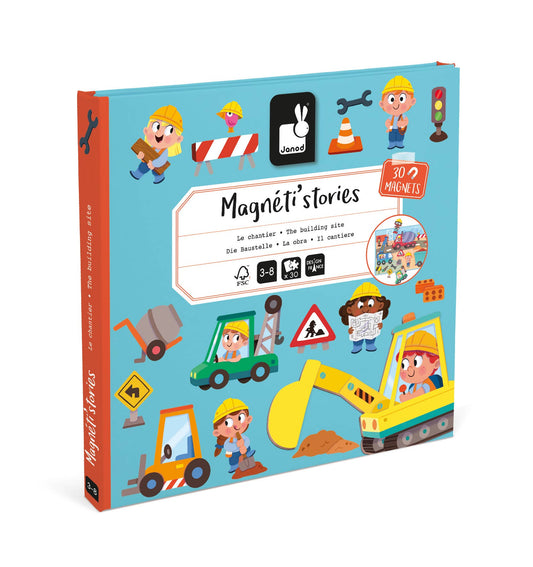 Magneti’Stories Construction Site | Magnetic Story Toy