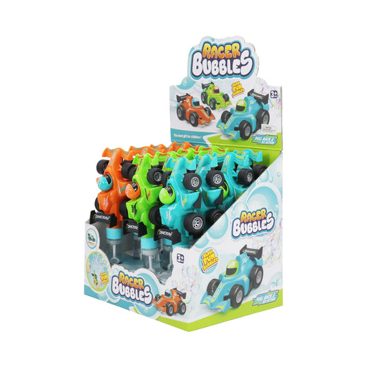 Wind-Up Racing Car 3 Hole Bubble Stick Wand