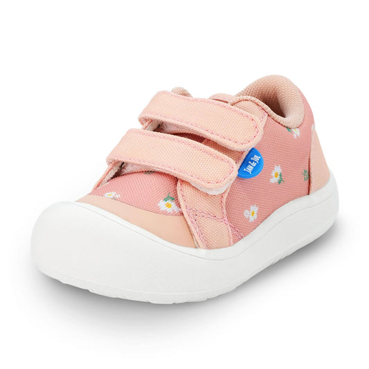 Apricot Flower Mini Canvas Toddler Sneaker