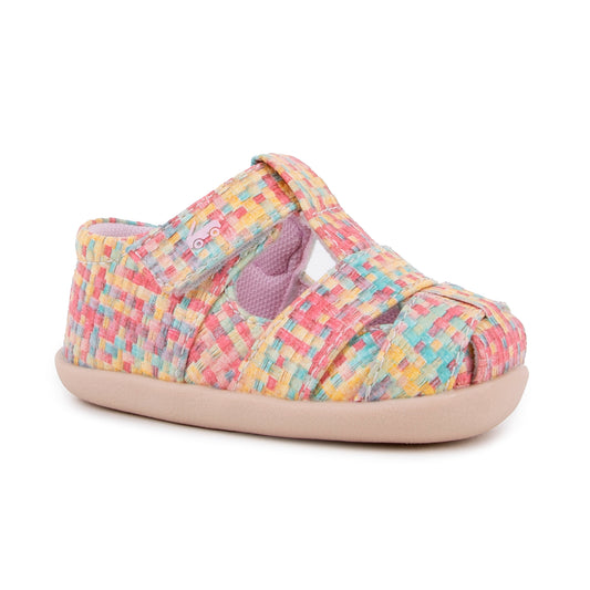 Confetti Baby Fisherman Sandals | See Kai Run Brook First Walker Shoes