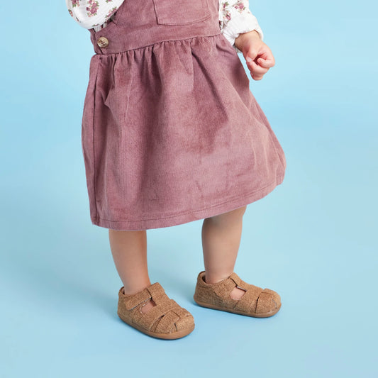 Brown Baby Fisherman Sandals | See Kai Run Brook First Walker Shoes