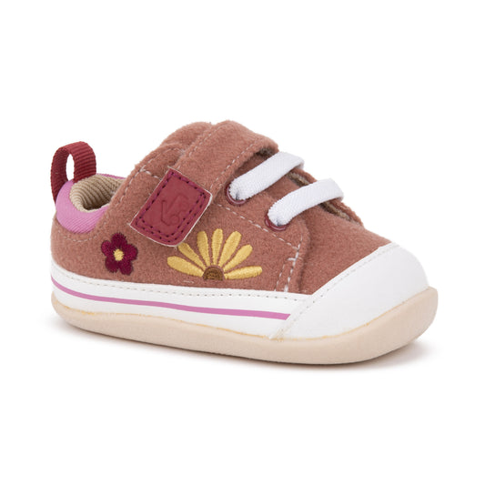 Stevie Mini Cozy Pink | Baby First Walker Shoes