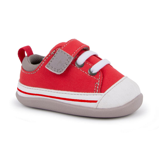 Stevie Mini Red | Baby First Walker Shoes