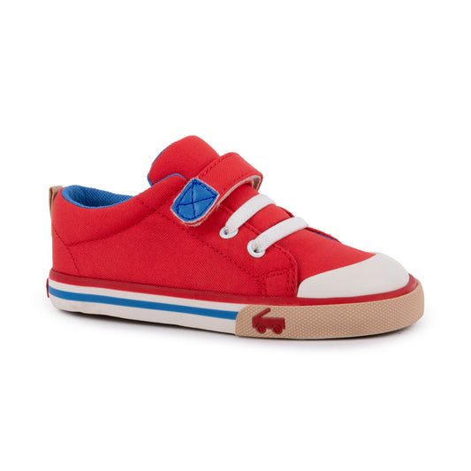 Chili Red Toddler Sneakers | See Kai Run Stevie II Flexible Everyday Play Shoes