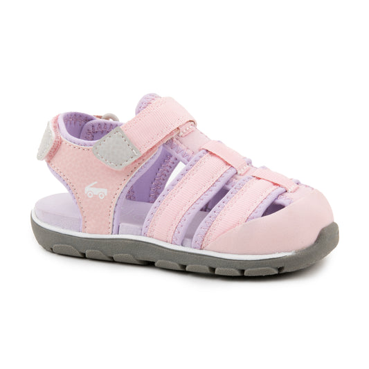 Bubblegum Pink Kids Water Sandals | See Kai Run Wilder II Adjustable Sport Sandals