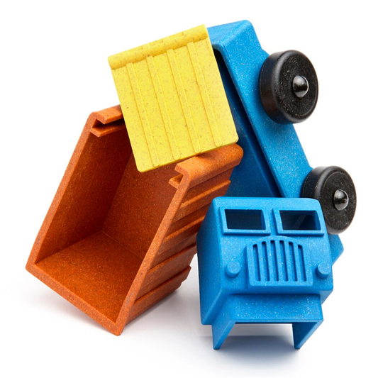 Dump Truck Puzzle (Blue) | STEM Buildable Toy Truck for Kids