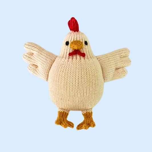 Hank the Organic Chicken Rattle