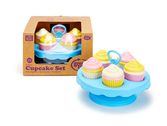Toddler Pretend Play Cupcake Set | Green Toys Eco-Friendly Baking Toy