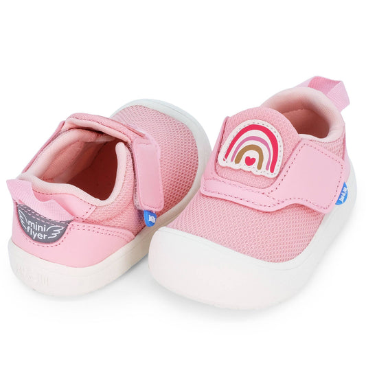 Pink Rainbow Mini-Flyer Toddler Sneaker