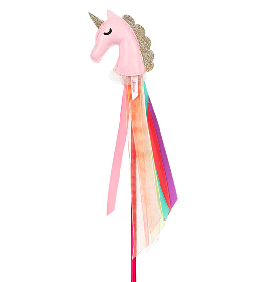Unicorn Magic Wand | Kids Dress-Up Costume Accessory with Ribbons