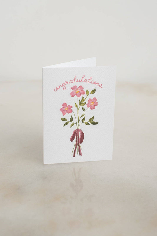 Mini Congratulations Bouquet Card