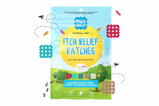 NatPat MagicPatch Bug Bite Relief Stickers | Natural Itch Relief Patches for Kids