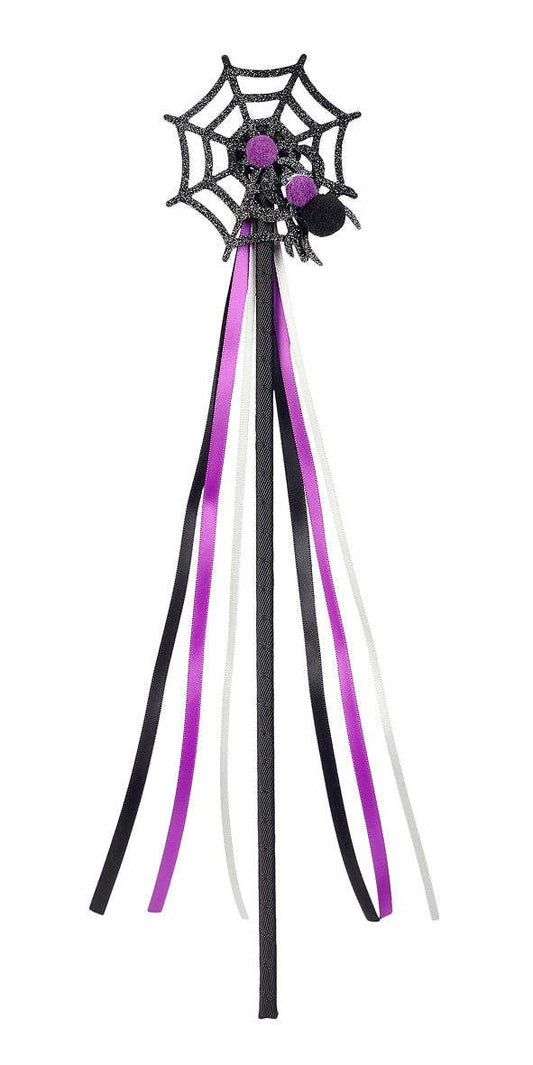 Nonja Wand w/ black spider-Costume Accessory for Kids -Carnival & Festive Use