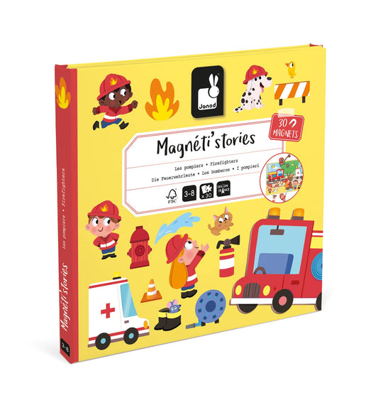 Magneti’Stories Firefighters | Magnetic Story Toy