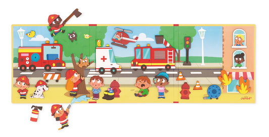 Magneti’Stories Firefighters | Magnetic Story Toy