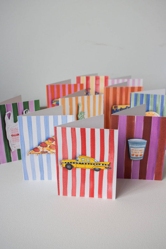 NYC Icons & Stripes Collection Cards