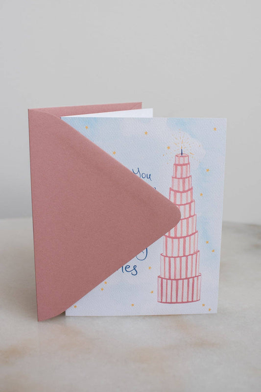 Sky High Birthday Wishes Card